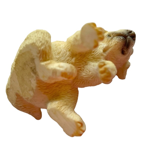 Puppy Golden Retriever Yellow Labrador Resin Figurine - Picture 7 of 11
